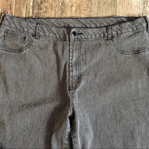 DG2 by Diane Gilman pinstripe jeans plus size 20W - Picture 4 of 10